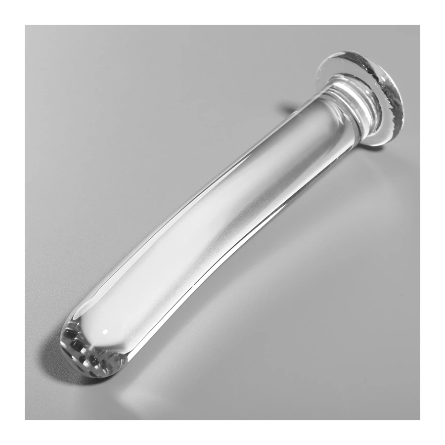 NEBULA SERIES BY IBIZA - MODELLO 8 DILDO IN VETRO BOROSILICATO 14,5 X 2 CM ROSA
